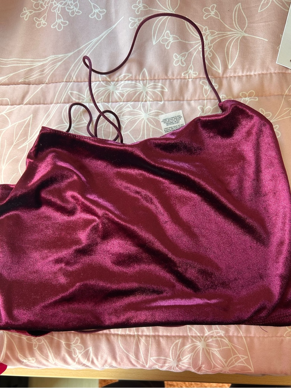 Garage Satin-Look Cami in Berry